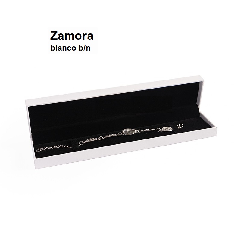 Zamora white bracelet case 219x55x22 mm.